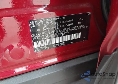 2025 Toyota Rav4 Hybrid Xle z USA, uszkodzony, nr VIN JTMRWRFV3SD284264